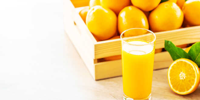 Oranje juice bones