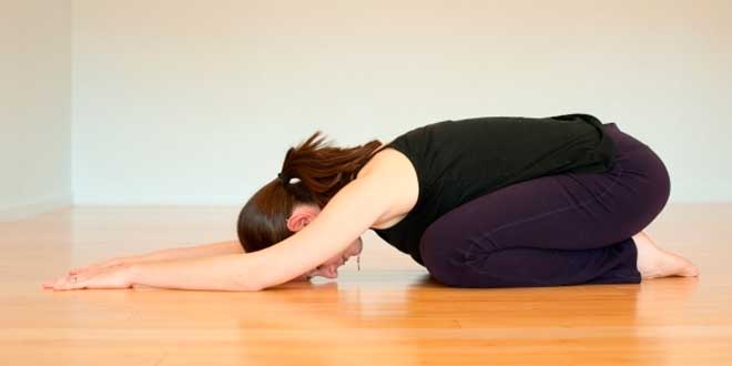 Balasana exercise