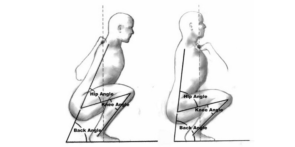 Back squat vs front squat