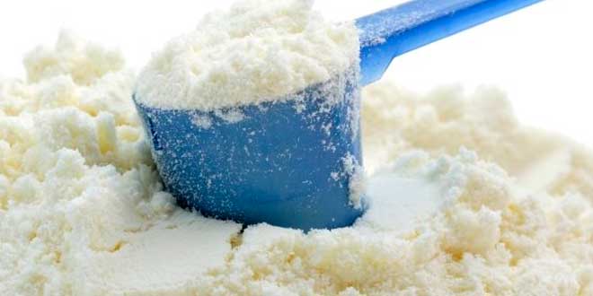Whey protein powder scoop