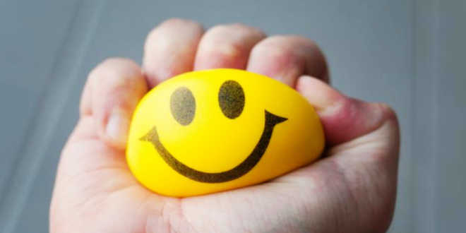 Anti-stress ball with a happy face Anti-stress ball with a happy face