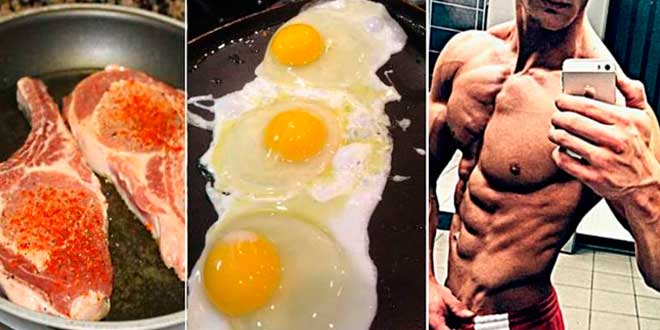 Meat, eggs Meat, eggs