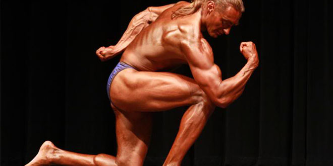 Vegan bodybuilder