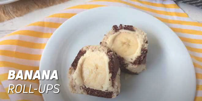 Two-Tone Banana Roll-Ups Two-Tone Banana Roll-Ups