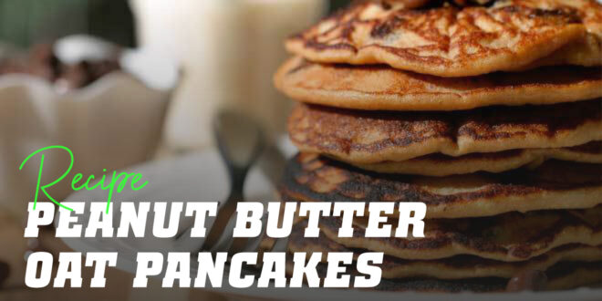 Chocolate-Peanut Butter Oat Pancakes
