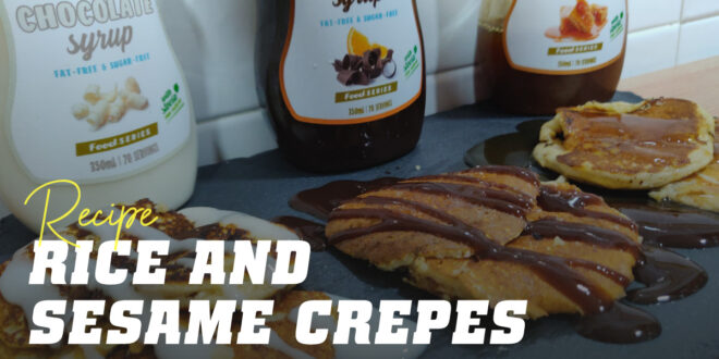 Rice and Sesame Crepes