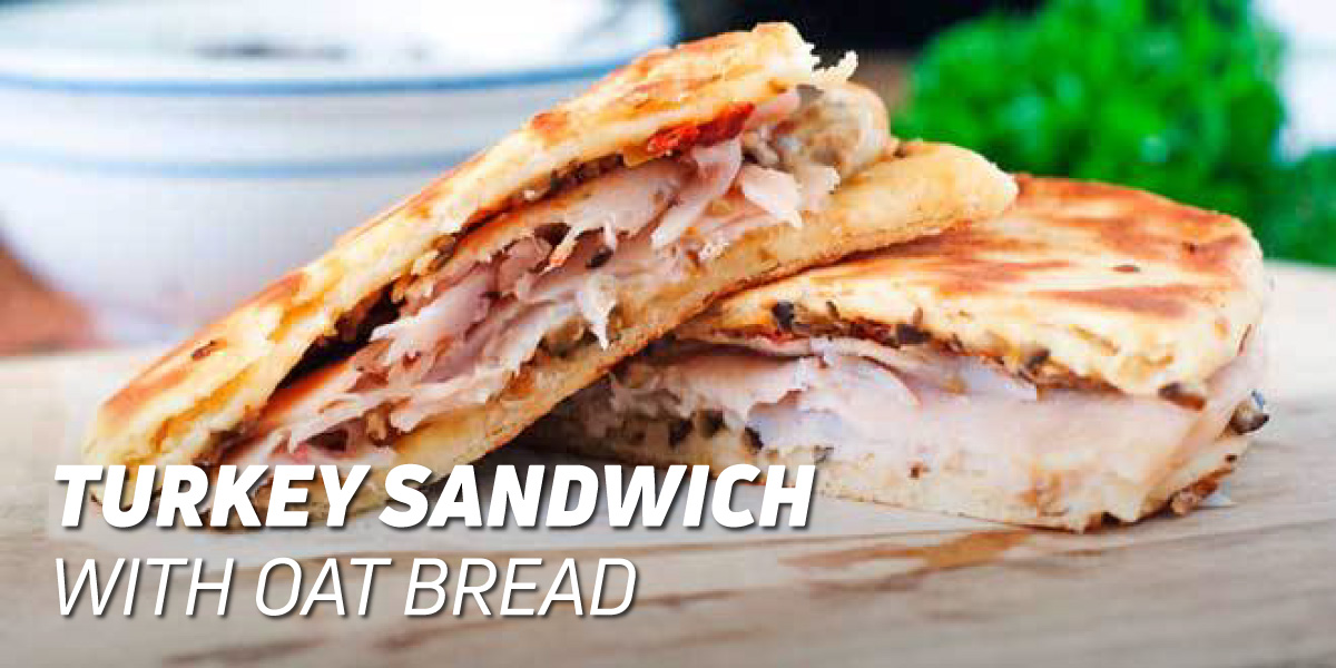 Turkey Sandwich with Oat Bread