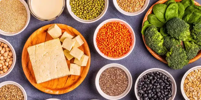 Table of foods rich in proteins