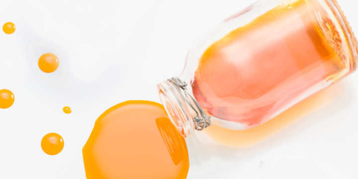 Rose hip oil in a bottle Rose hip oil in a bottle