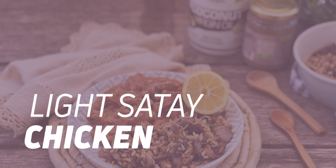 Light satay chicken Light satay chicken