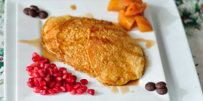 Quinoa and Oat Pancakes