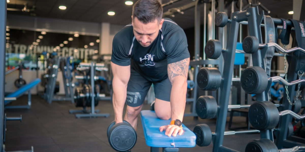 Rowing dumbbell GH