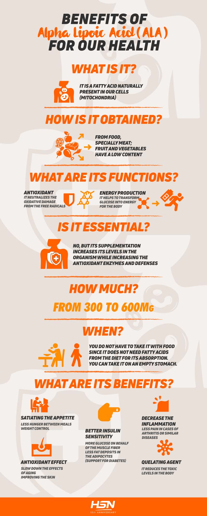 Alpha lipoic acid (ALA) - Find out more at the HSN Blog