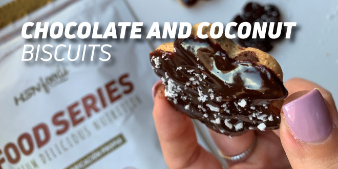 Healthy Chocolate and Coconut Biscuits