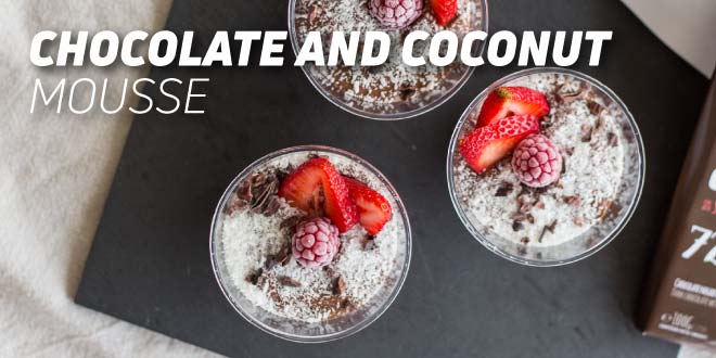 Chocolate and Coconut Mousse Chocolate and Coconut Mousse