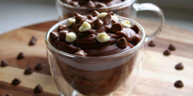 Chocolate and Peanut Custard