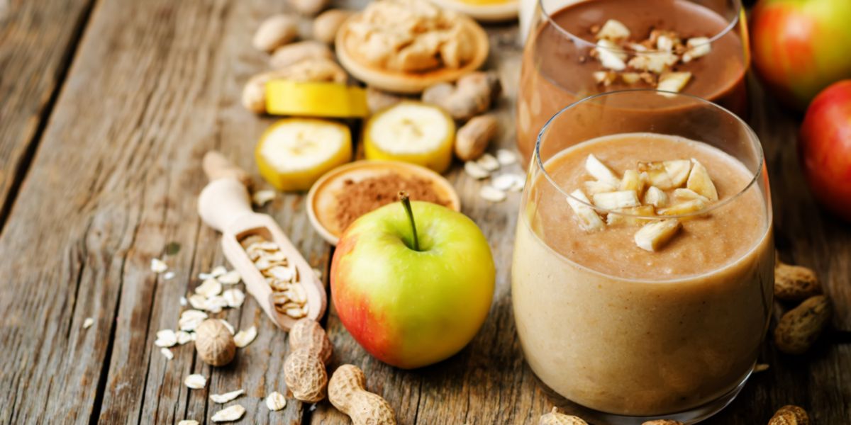 Chocolate Smoothie with Peanut Butter