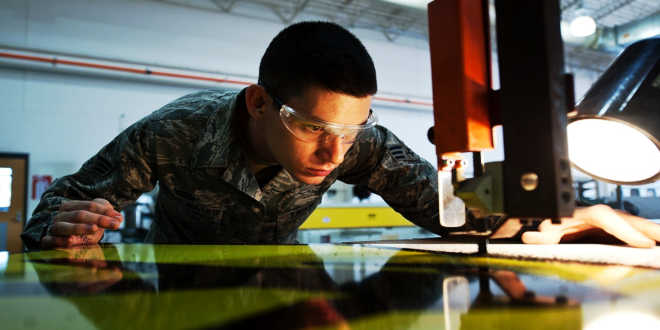 Man focusing on his job