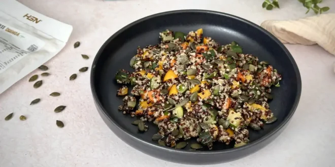 Gluten-free tricolour quinoa salad Gluten-free tricolour quinoa salad