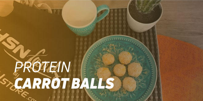 Protein Coconut and Carrot Balls