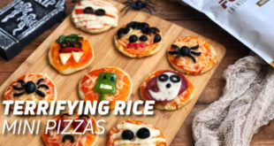 Rice mini pizzas