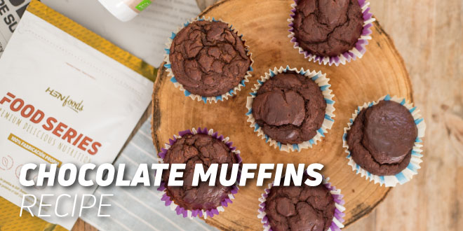 Chocolate Muffins – Add protein to your breakfast!