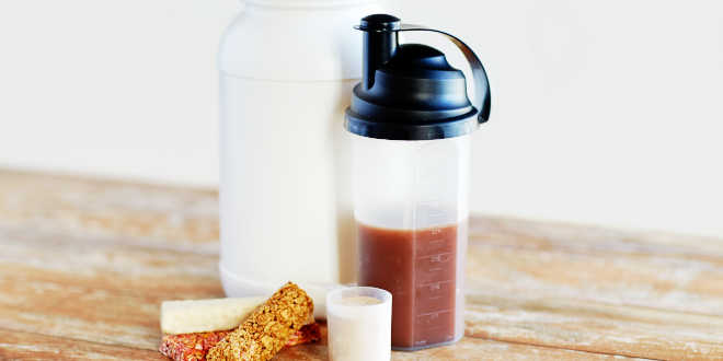 Creatine shake with bars