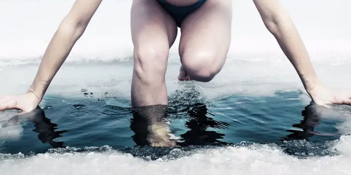 Ice-cold water Ice-cold water