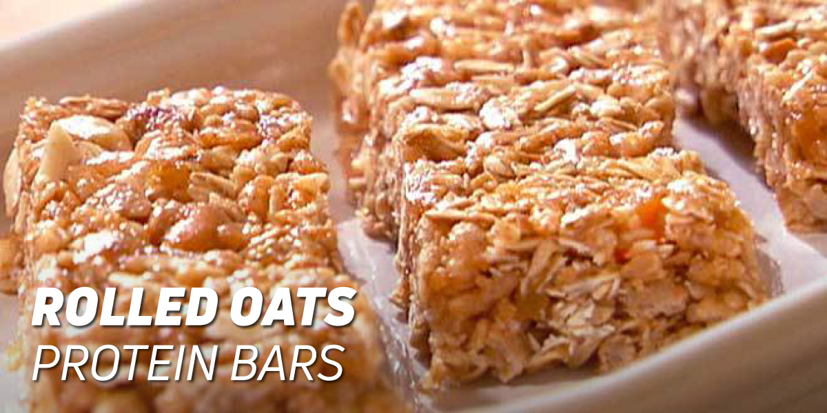 Rolled Oats Protein Bars