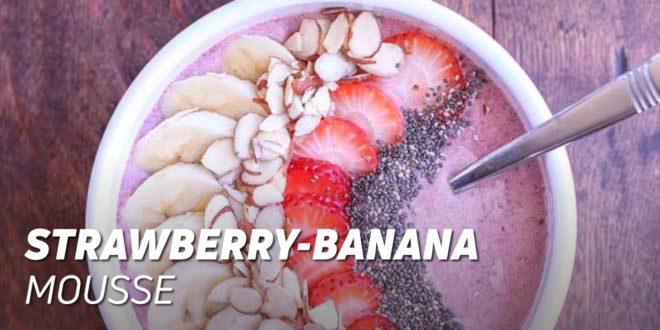 Strawberry Banana Mousse