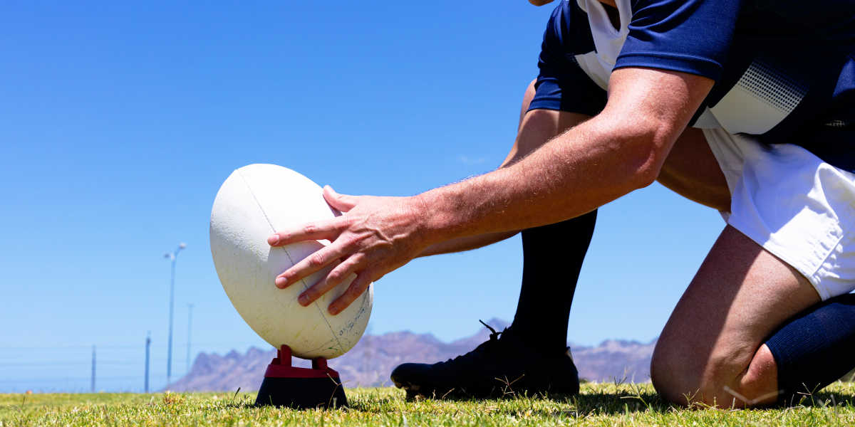Playing rugby