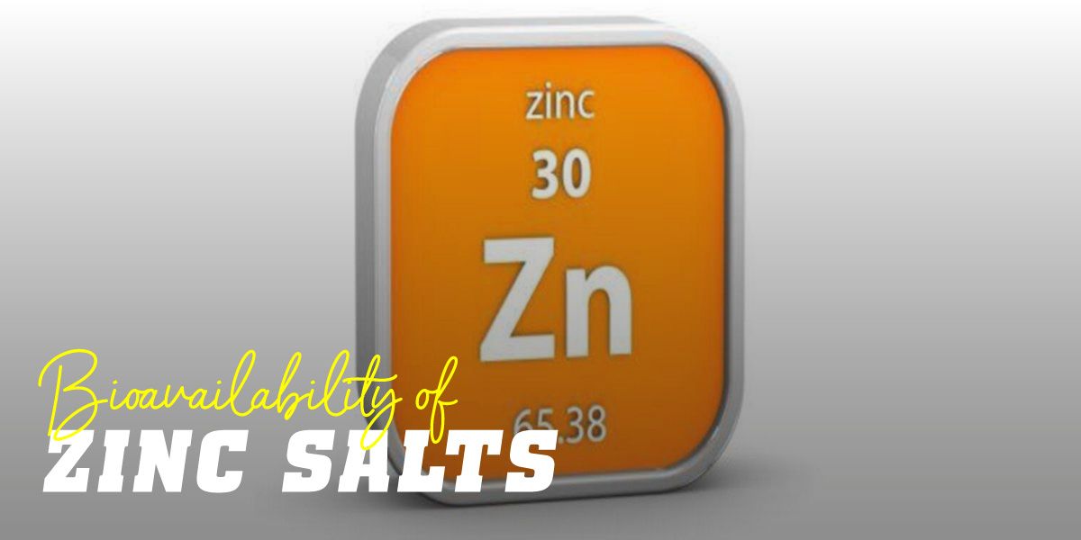 The different zinc salts explained according to their bioavailability