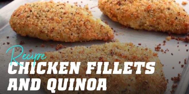 Crispy Chicken Fillets with Quinoa