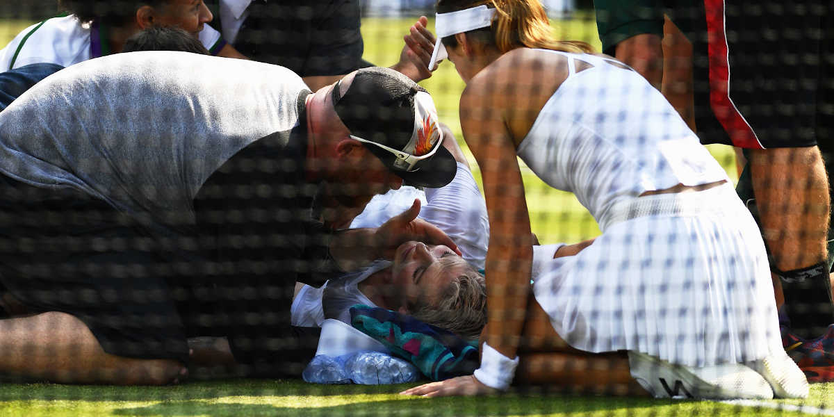 Injury Wimbledom tennis