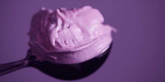 Xanthan gum ice cream