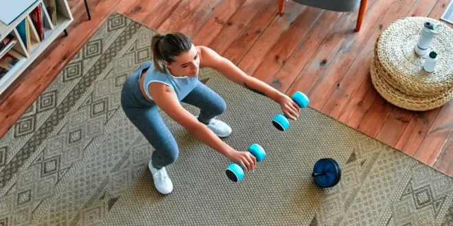 Training at Home with Dumbbells. Month 4 and 5