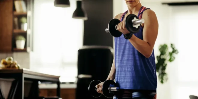 Training at Home with Dumbbells. Month 2 and 3