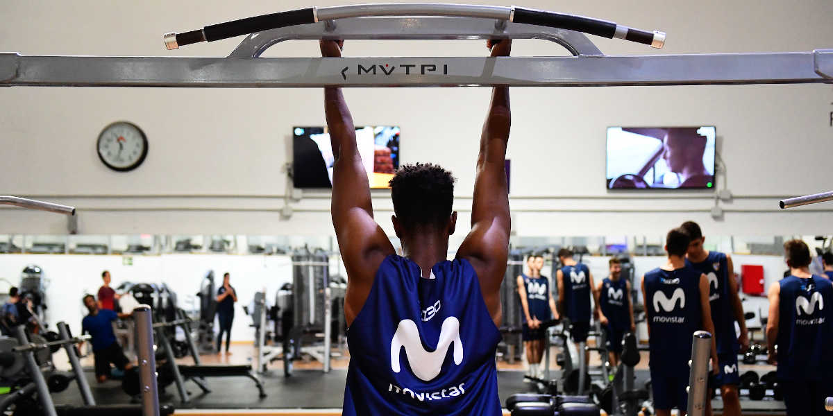 Gym workout basketball