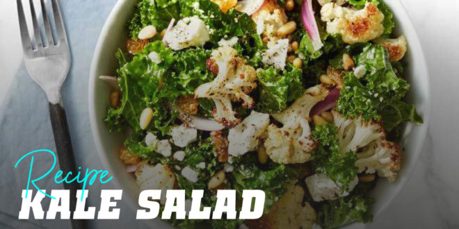 Kale, Cauliflower and Pine Nut Salad Kale, Cauliflower and Pine Nut Salad