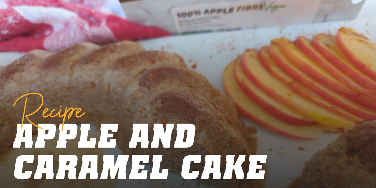 Apple and Caramel Sponge Cake
