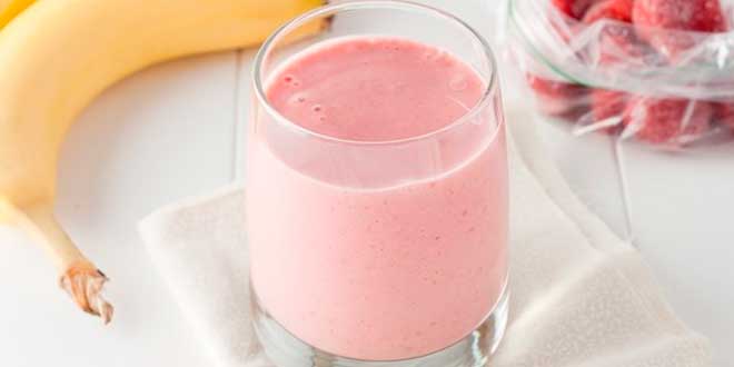 Banana and Strawberry Shake