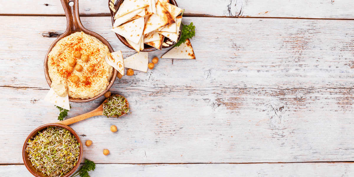 Hummus side food
