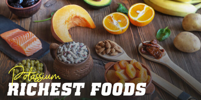 Main foods with Potassium Main foods with Potassium