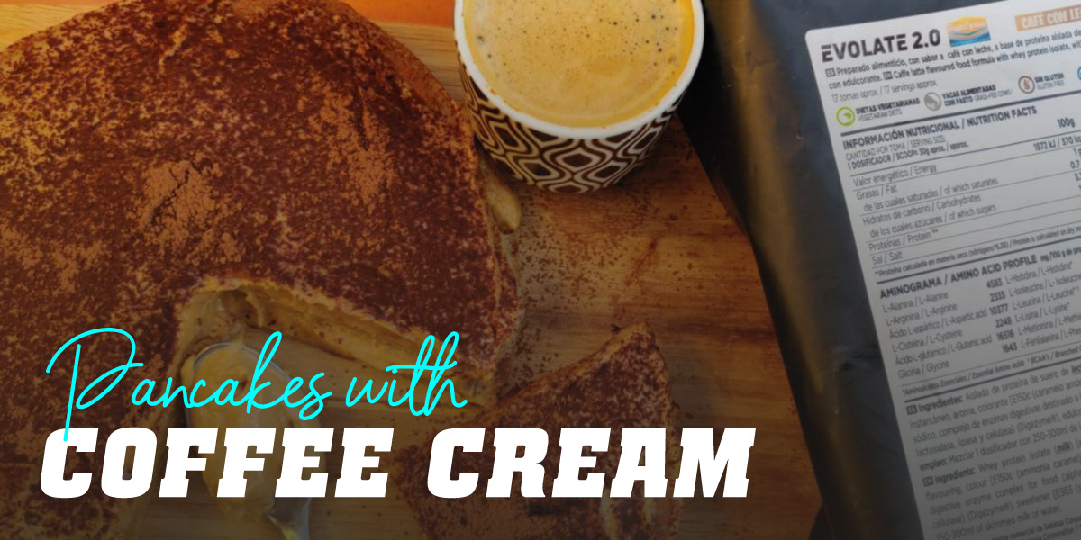 Oat Pancakes with Coffee Cream