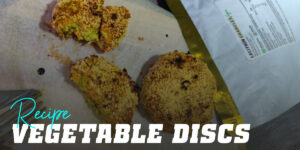 Vegetable discs with soy lecithin