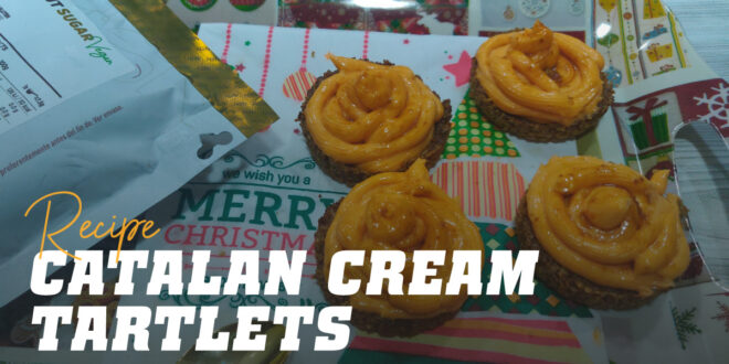 Crema Catalana Tartlets, A High-Protein Dessert