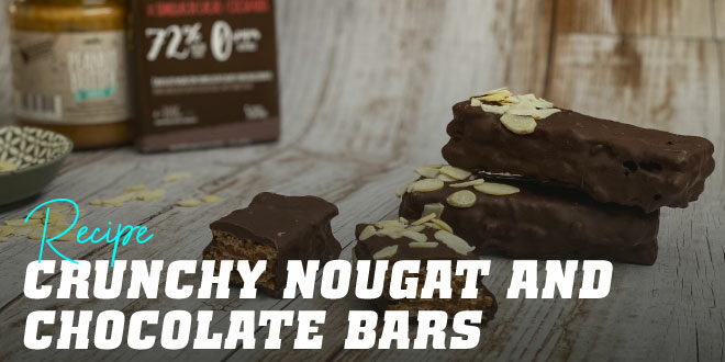 Crunchy Nougat and Chocolate Bars