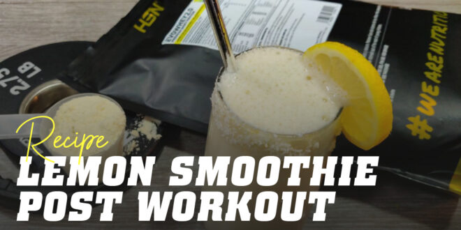 Post-Training Lemon Smoothies