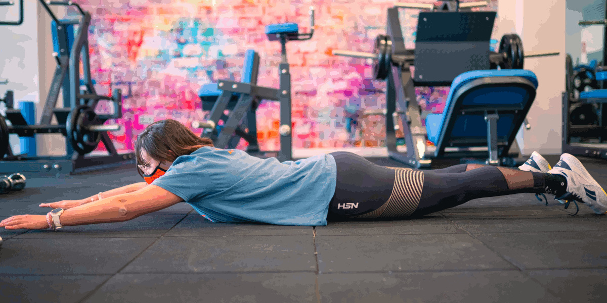 Superman back exercise 