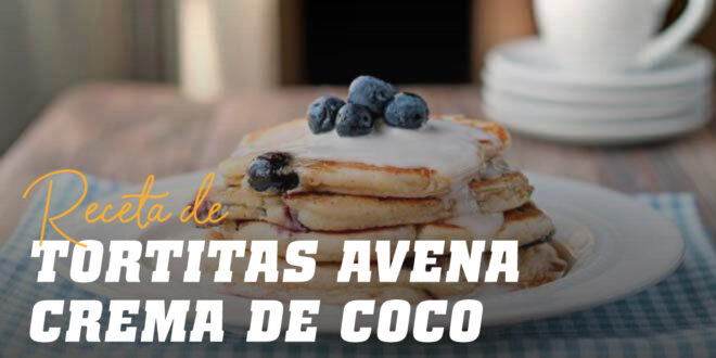 Oat Pancakes with Coconut Cream Oat Pancakes with Coconut Cream